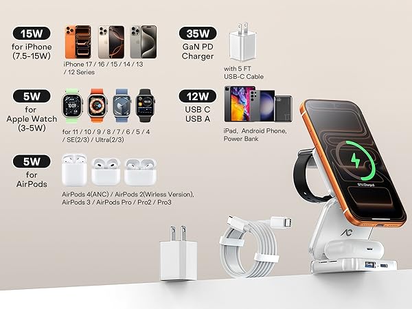 3 in 1 charging station apple