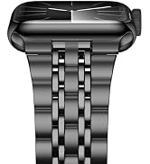 iiteeology Metal Band Compatible with Apple Watch Band 49mm 45mm 44mm 42mm 41mm 40mm 38mm, Upgrad...