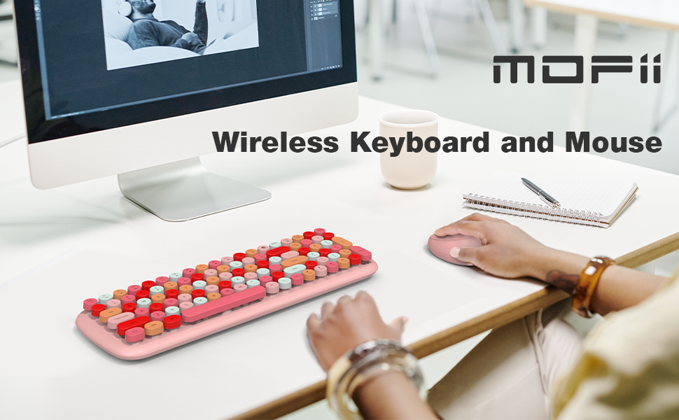 MOFII Wireless Keyboard and Mouse Combo