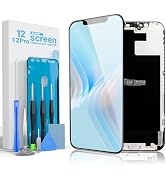 GULEEK for iPhone 12/12 Pro Screen Replacement, 6.1 Inch LCD Full HD Display and Touch Digitizer ...