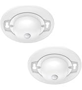 Energetic 4.7 Inch Motion Sensor Closet Ceiling Lights, LED Under Cabinet Lights Wired, Flush Mou...