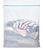 OTraki 28 x 35 inch Large Washing Bag Zippered Mesh Laundry Bag for Delicates Durable Washing Mac...