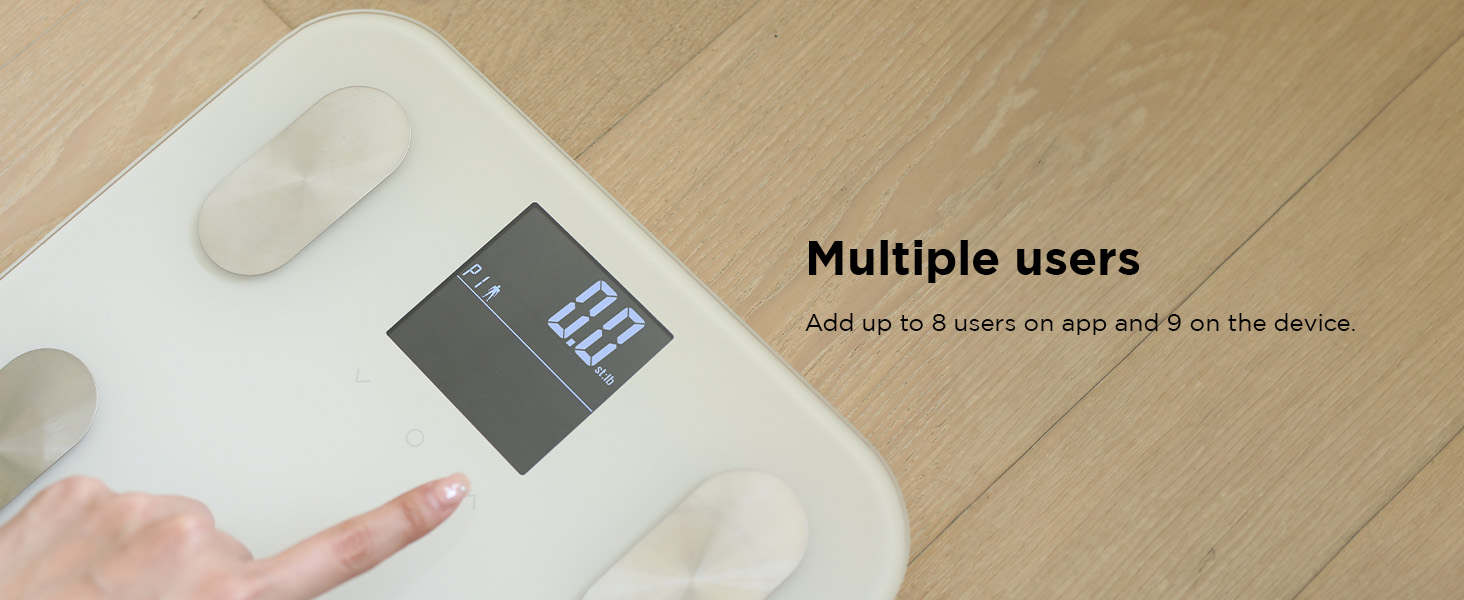 mooas smart scale body digital bathroom scale smart body scale