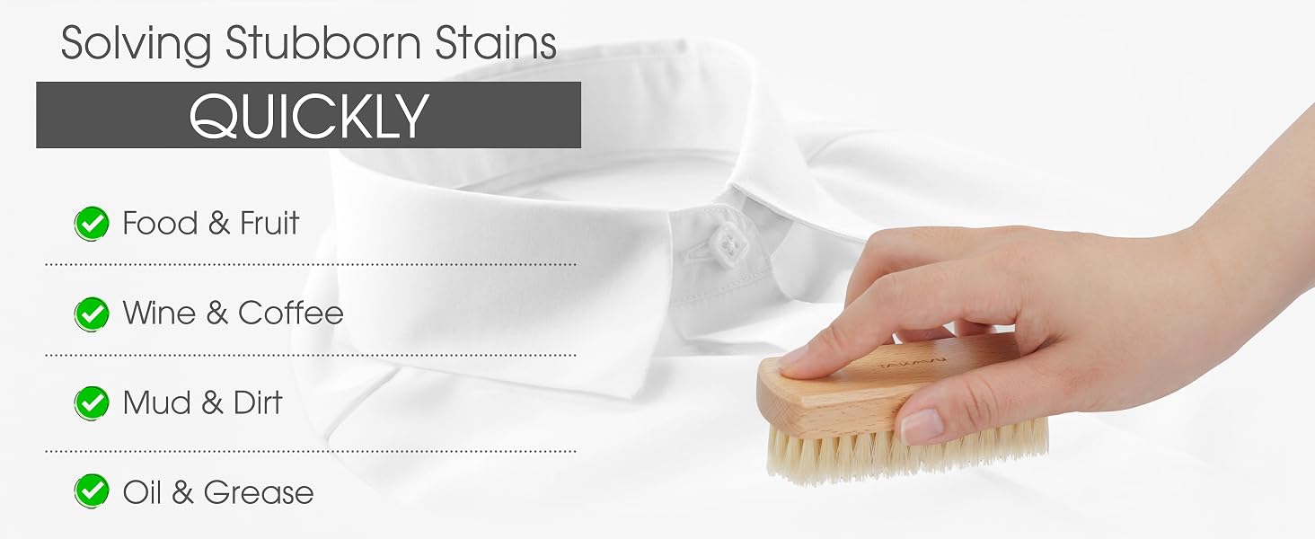 laundry brush set white boar