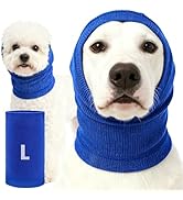 Accesfire Quiet Dog Ear Muffs, Anxiety Relief & Dog Ear Muffs Noise Protection for Grooming, Bath...