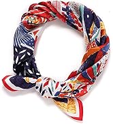 RIIQIICHY 100% Mulberry Silk Scarf Head Scarf for Women Hair Scarf Silk Scarf for Hair Wrapping a...