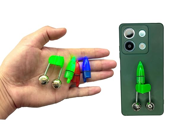 fishing rod bell size compact five cm fits most rods clip front seven inches mobile