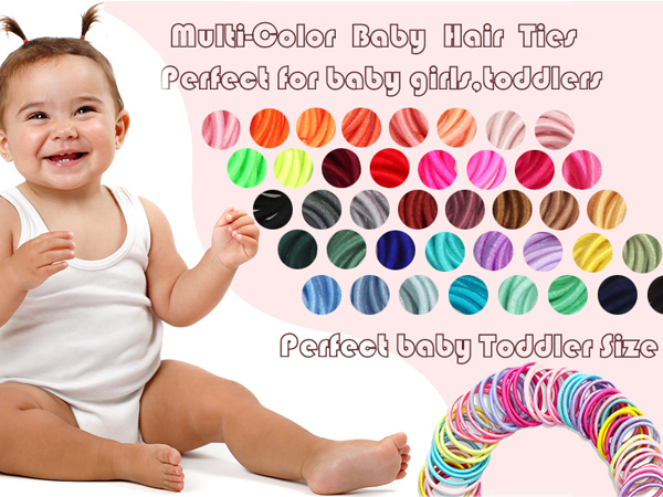 Perfect hair ties for Baby,Infant,Toddlers and Little Girls!