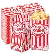 LINSIRON 450 Pack Paper Popcorn Bags, 1oz Small Popcorn Bags Bulk Individual Serving for Popcorn ...