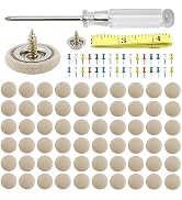Kewucn 60 PCS Car Roof Headliner Repair Kit, Vehicle Roof Snap Rivets Retainer with Installation ...
