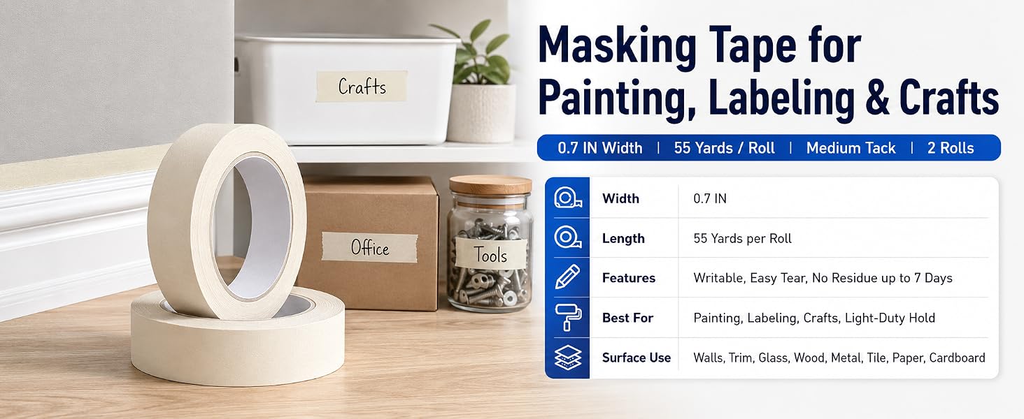 White Masking Tape
