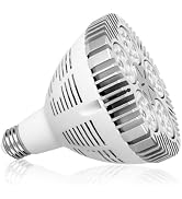 Aolyty 45w (85W Equivalent) PAR38 LED Bulb White 6000K 3500lm E26 Base 35 Degree Beam Angle Track...