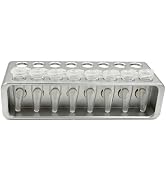GAVKVAY 16-Well Magnetic Bead Separator for 0.1/0.2mL 8-Strip PCR Tubes | DNA/RNA Purification Ma...