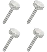 MECCANIXITY Flat Knurled Head Thumb Screws for Industry