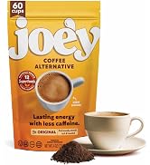 Joe'y Mushroom Coffee Alternative with Cacao and Dandelion Root, Chicory Coffee Substitute with A...