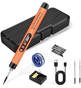 Dmyond Cordless Soldering Iron Kit, USB Rechargeable Portable Cordless Soldering Iron, LCD Digita...