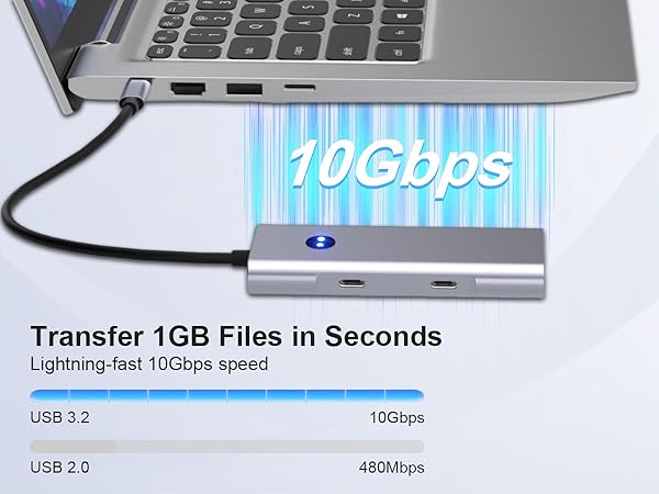 usb c dock usb 3.2 hub