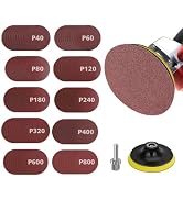 SUNJOYCO 102 PCS Angle Grinder Sanding Attachments, 4 Inch Angle Grinder Sanding Pads, Hook and L...