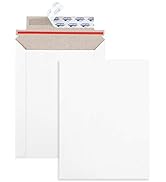 ValBox 6x8 Self Seal Photo Document Mailers 25 Pack Stay Flat White Cardboard Envelopes, 6.25 x 8...