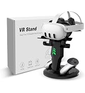 G-STORY Charging Dock for Quest 3/Quest 3S/Quest 2 VR Headset and Controllers, VR Charging Statio...