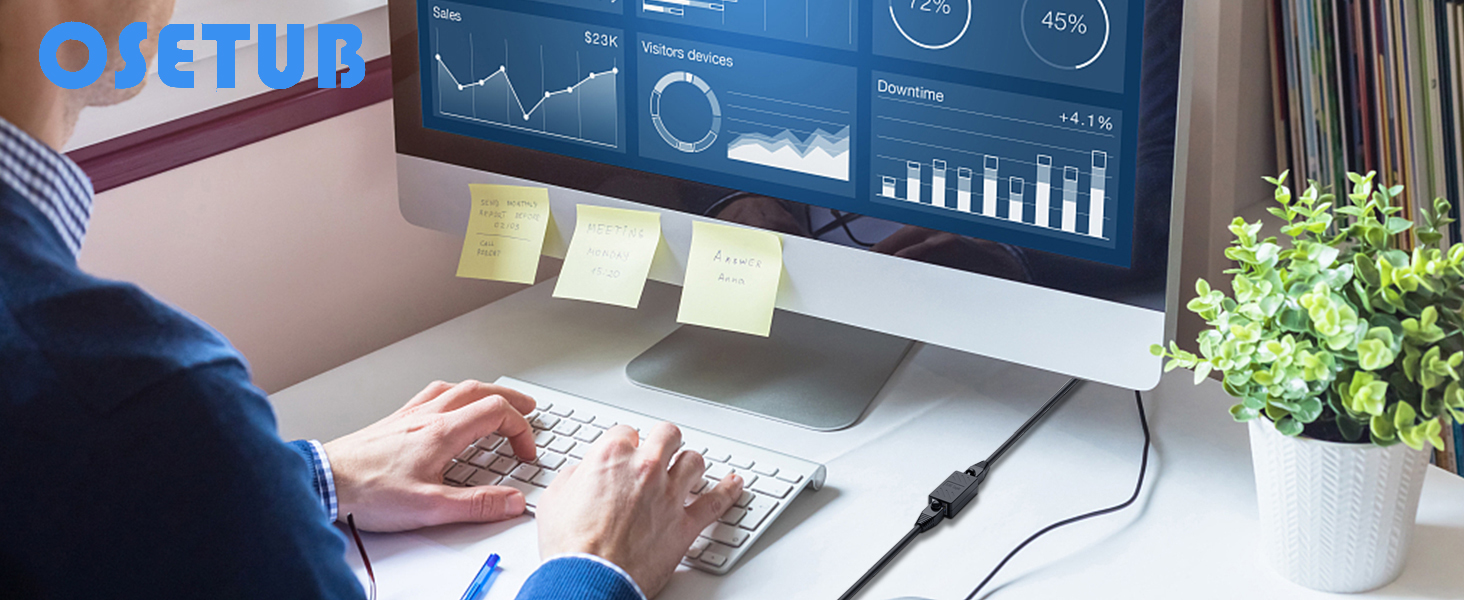 OseTub RJ45 Coupler Ethernet Extender