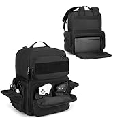 PGmoon Travel Tactical Backpack Compatible with Xbox Series X Console Carrying Case Bag with Indi...