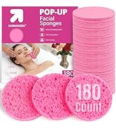 180 PCS Compressed Facial Sponges, Natural Eco Friendly Cellulose Face Sponges for Cleansing, Exf...