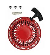 GX160 Pull Start Assembly w/Recoil Starter Rope for Honda GX200 GX120 Pull Cord Replacement Red 2...