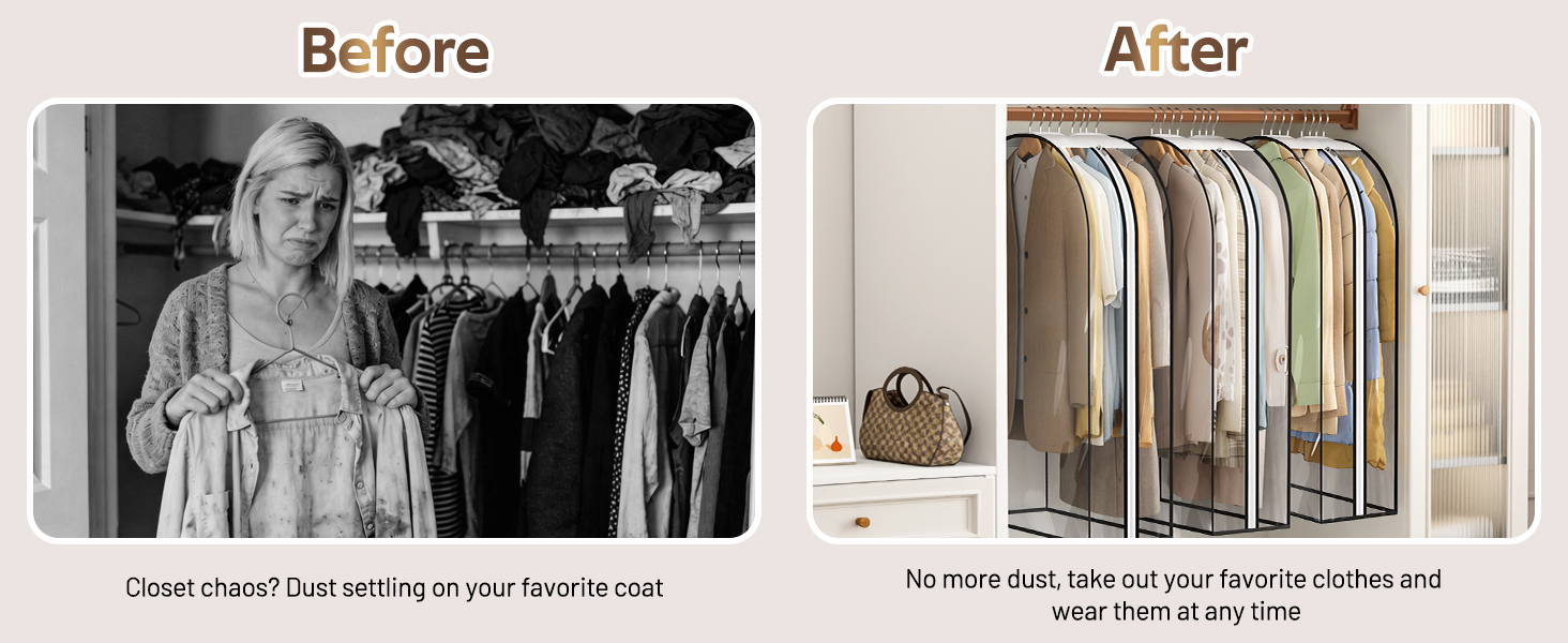 Garment Bags for Hanging Clothes