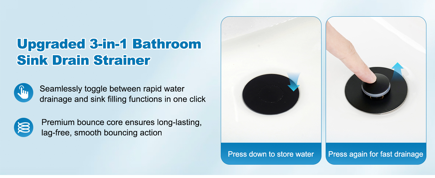 bathroom sink stopper