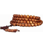 vv8oo Wooden Beads Bracelet Raja Kayu Wood Agathis Alba Black Bead Mala Prayer Feng Shui Lucky Fo...