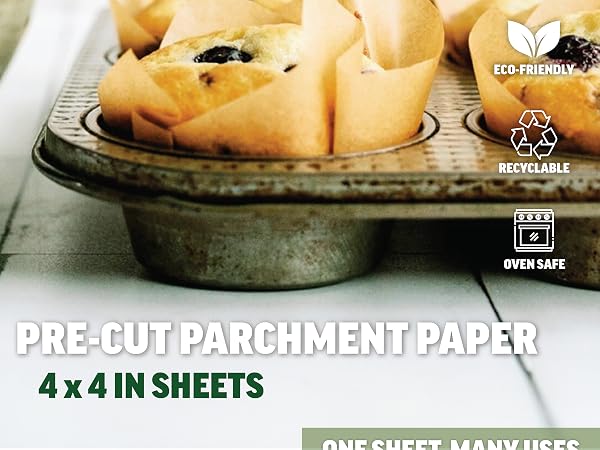 pre cut parchment paper