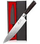 imarku Japanese Chef Knife - Sharp Kitchen Knife 8 Inch Chef's Knives HC Steel Paring Knife, Uniq...