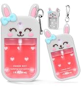 Metyond Rabbit Silicone Case for Touchland Hand Sanitizer Spray with Keychain, Compatible with Po...