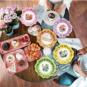 Floral Paper Plates