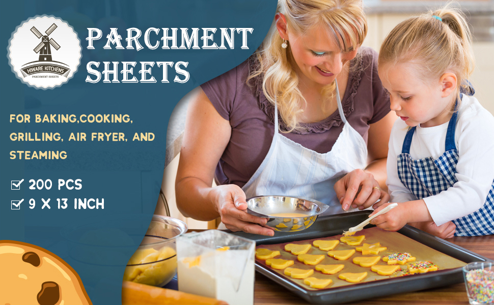 Parchment Paper Sheets 9x13