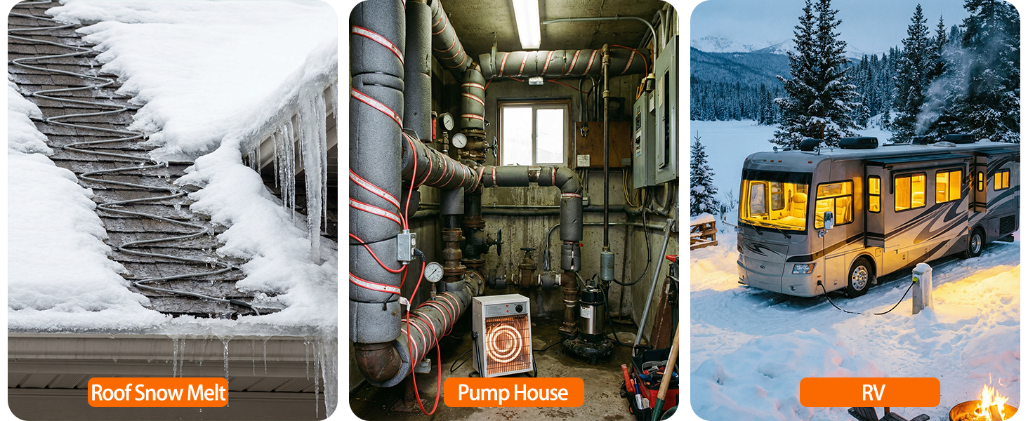 Roof Snow Melt, Pump House, RV