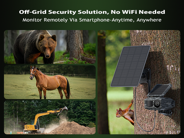 Off-Grid Security Solution, No WiFi Needed