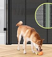 Reinforced 55" Wide Retractable Baby Gates with Reinforced Strips Retractable Dog Gate for The Ho...
