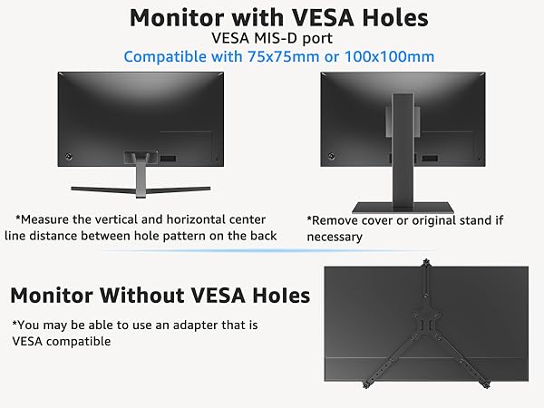 MOUNTUP Dual Monitor Desk Mount Max 32 Inch up to 19.8lbs