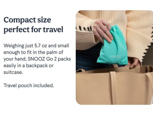 Compact size perfect for travel. Travel pouch included.