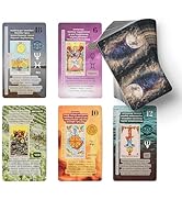 Witchy Cauldron Tarot Cards for Beginners with Meanings on Each Card — 78 Card Learning Tarot Dec...