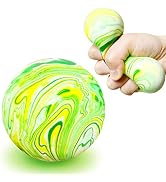 Squishy Stress Toys for Kids (1 Ball) - Dough Ball Fidget Toys for Adults, Pull and Stretch Squis...