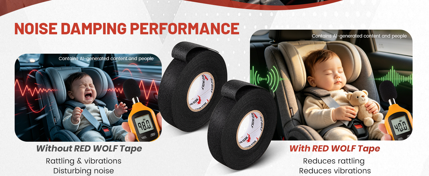 Noise Damping Tape