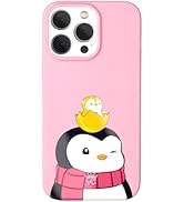 Velvet Caviar x Pudgy Penguins Compatible with iPhone 15 Pro Max Case Cute Character - Penguin Gi...