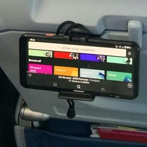 Phone Holder for Airplane Seatback