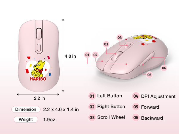 Haribo Wireless Mouse