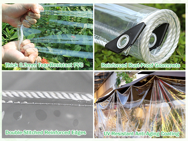 Why Choose Our Clear PVC Tarp Over Regular Opaque Tarps?