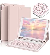 BQDIYOO Keyboard Case for iPad 9th/8th/7th Generation(2021/2020/2019) Detachable Wireless Bluetoo...