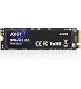 JOIOT 512GB SSD NVMe M.2 Internal Solid State Drive w/V-NAND Technology, Storage and Memory Expan...
